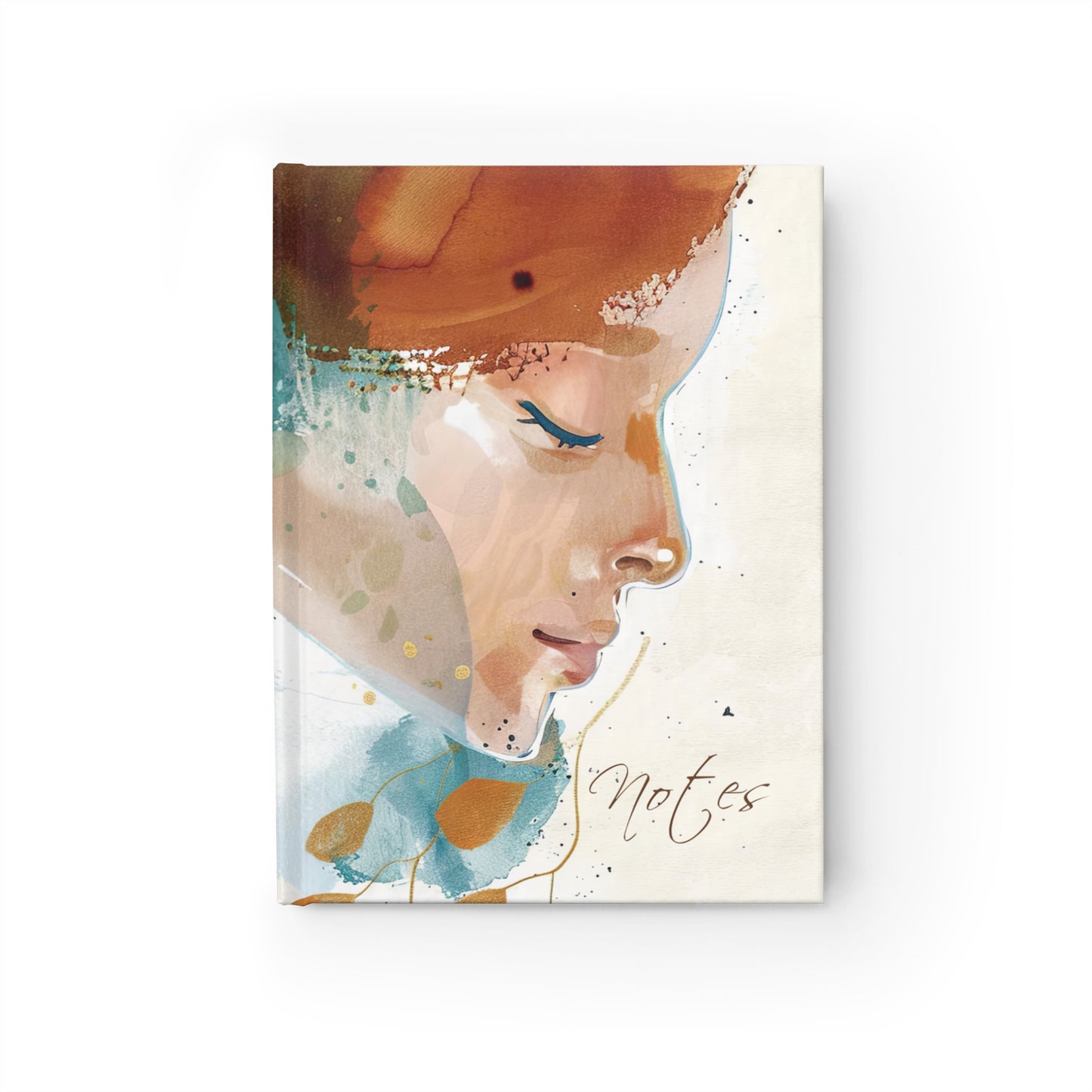Hardcover Journal - Watercolor Dreams - 128 Ruled Pages