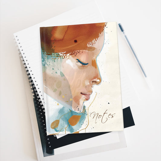 Hardcover Journal - Watercolor Dreams - 128 Ruled Pages