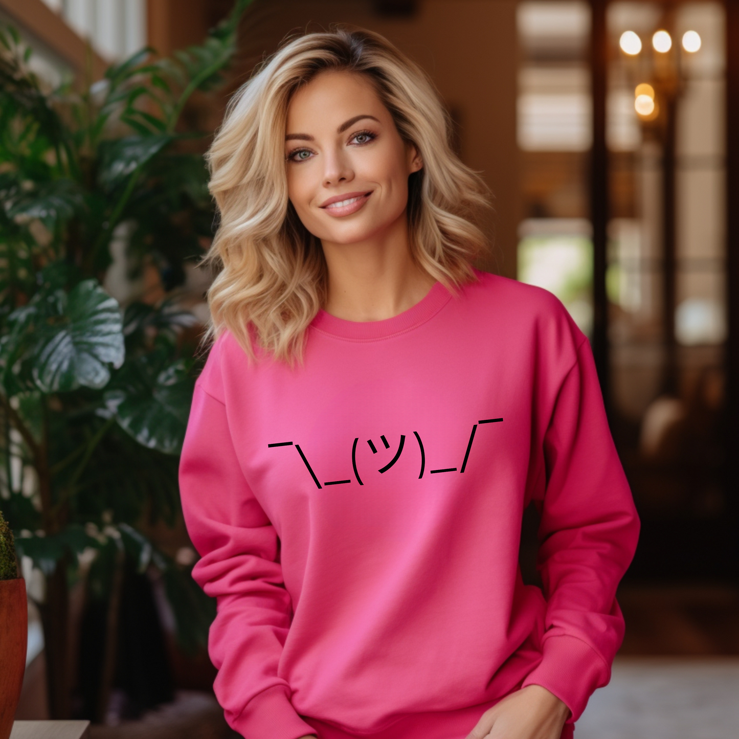 Cozy, Stylish, and Sarcastic Sweatshirt - Shrug Emoji