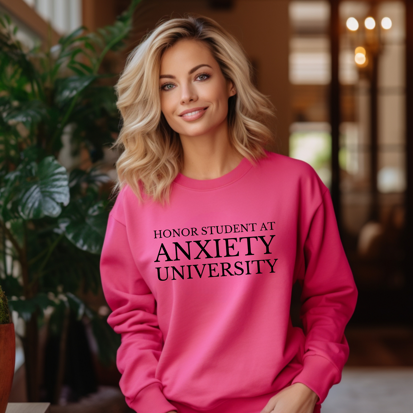 Cozy, Stylish, and Sarcastic Sweatshirt - Anxiety University